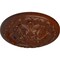 Ekena Millwork Acanthus Ceiling Medallion, Hand-Painted Burnished Mahogany Crackle, 11 3/8"OD x 2"P CM11ACBMC - alternate 2